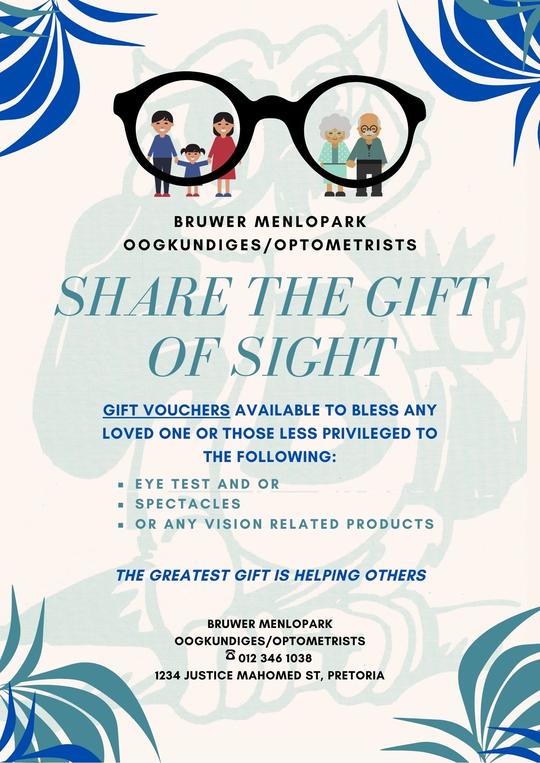 Share the Gift of sight